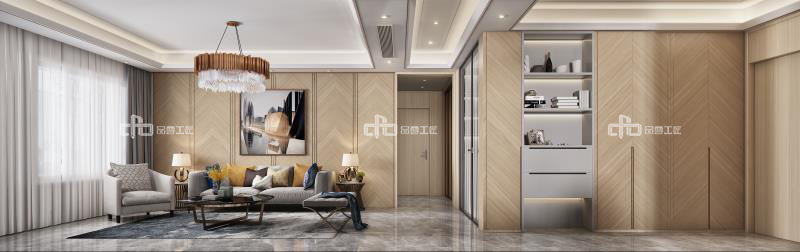 現代極簡整木定制案例效果圖(圖2) 現代極簡整木定制案例效果圖(圖2)