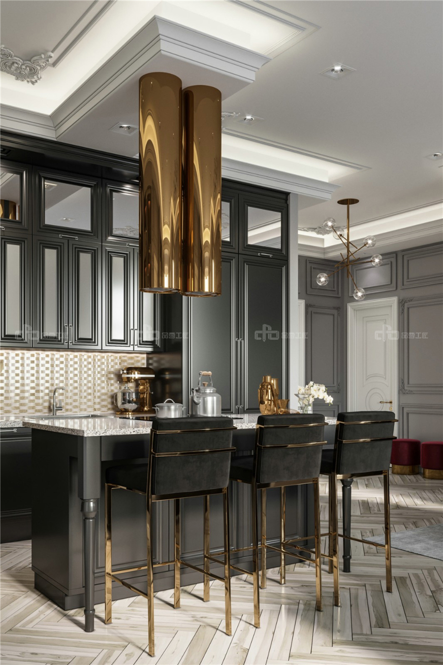 2019最新簡(jiǎn)歐風(fēng)格裝修效果圖 整木定制圖片案例(圖3) 2019最新簡(jiǎn)歐風(fēng)格裝修效果圖 整木定制圖片案例(圖3)