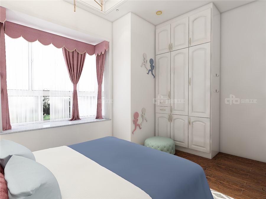 120㎡整木定制美式輕奢設計,享受小資情調(diào)的藝術(圖11)