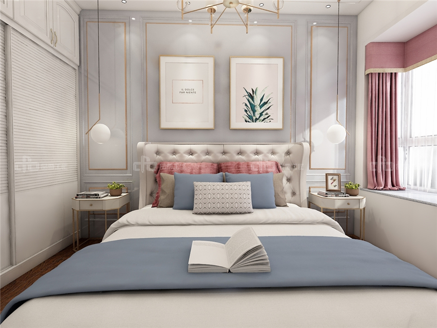 120㎡整木定制美式輕奢設計,享受小資情調(diào)的藝術(圖8)