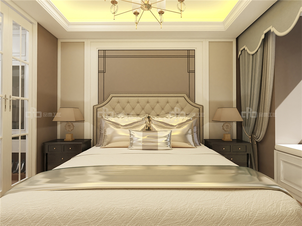 演繹奢而不膩的歐式整木定制風格效果圖案例(圖8) 演繹奢而不膩的歐式整木定制風格效果圖案例(圖8)