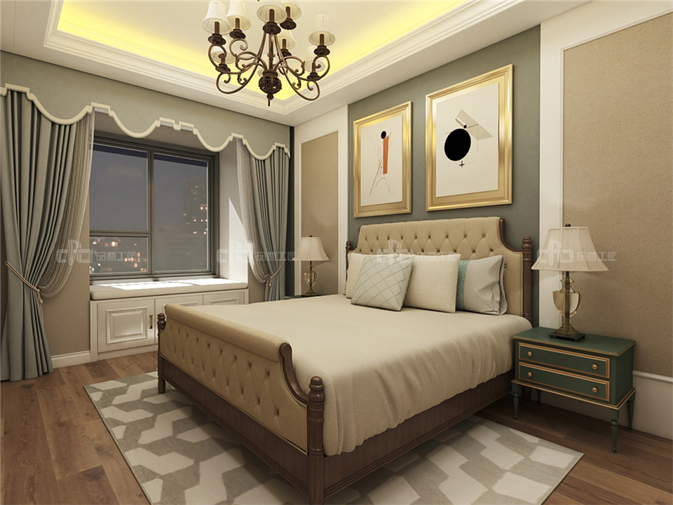 演繹奢而不膩的歐式整木定制風格效果圖案例(圖16) 演繹奢而不膩的歐式整木定制風格效果圖案例(圖16)