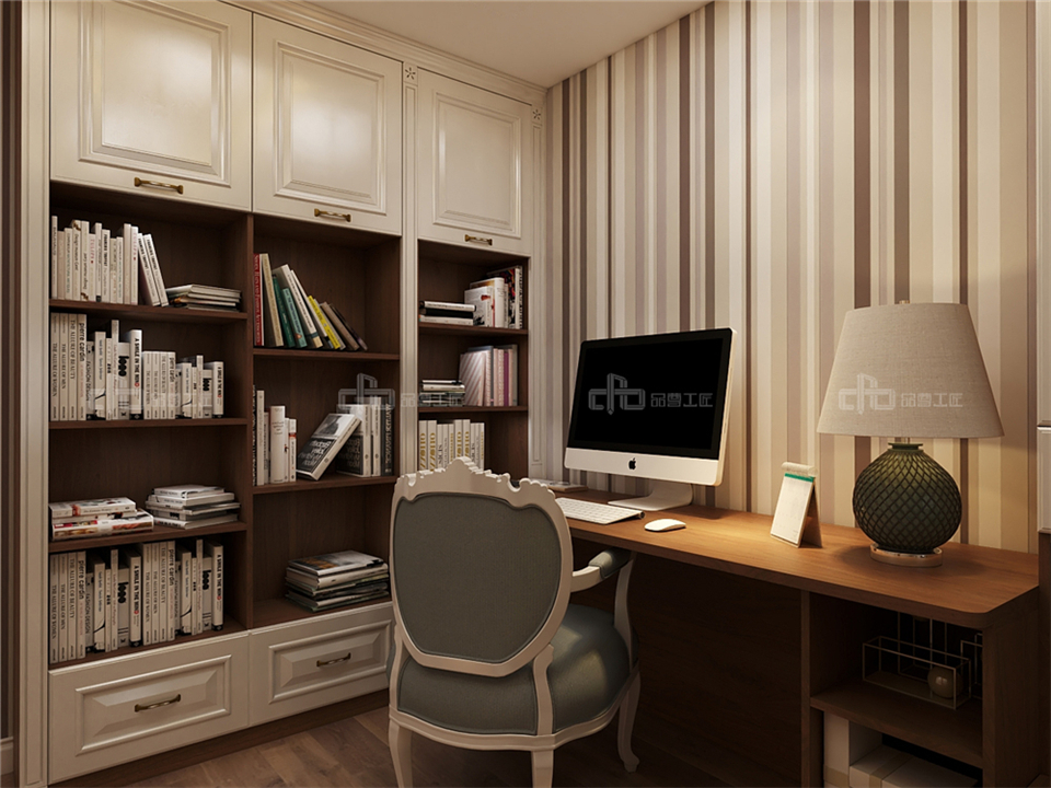 演繹奢而不膩的歐式整木定制風格效果圖案例(圖19) 演繹奢而不膩的歐式整木定制風格效果圖案例(圖19)