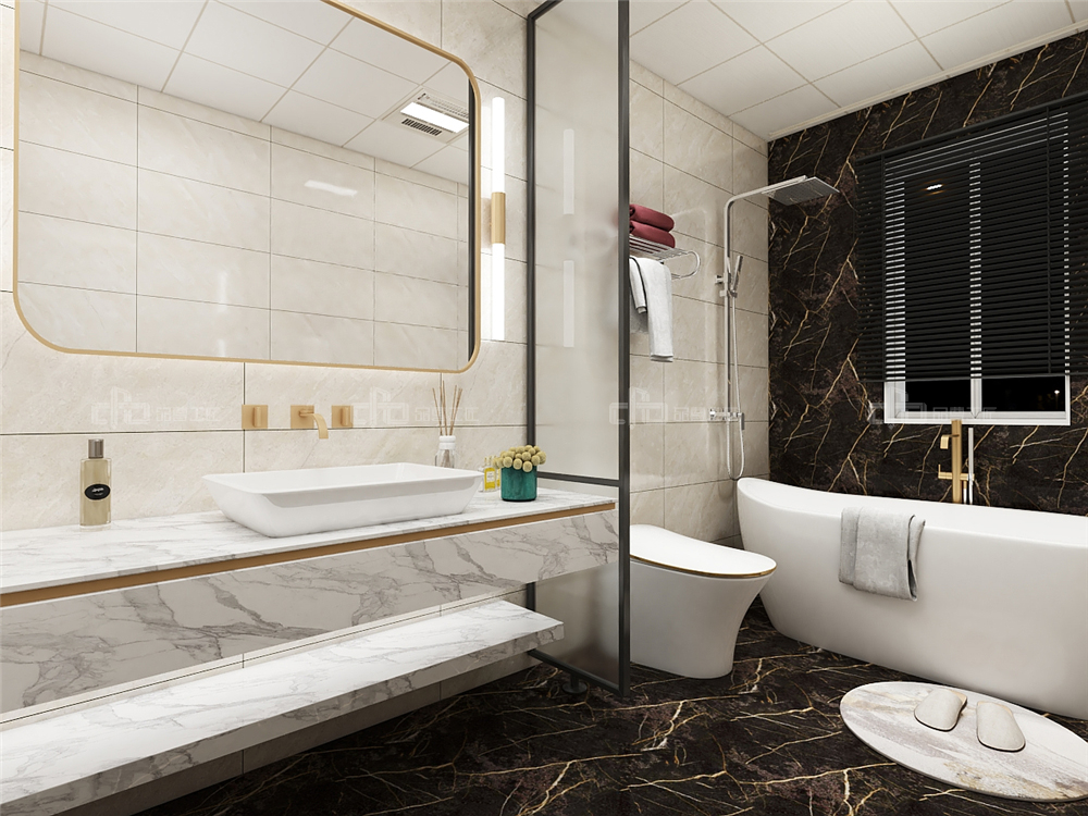 整木定制現(xiàn)代輕奢風(fēng)格與金屬共舞，領(lǐng)略流光歲(圖22)