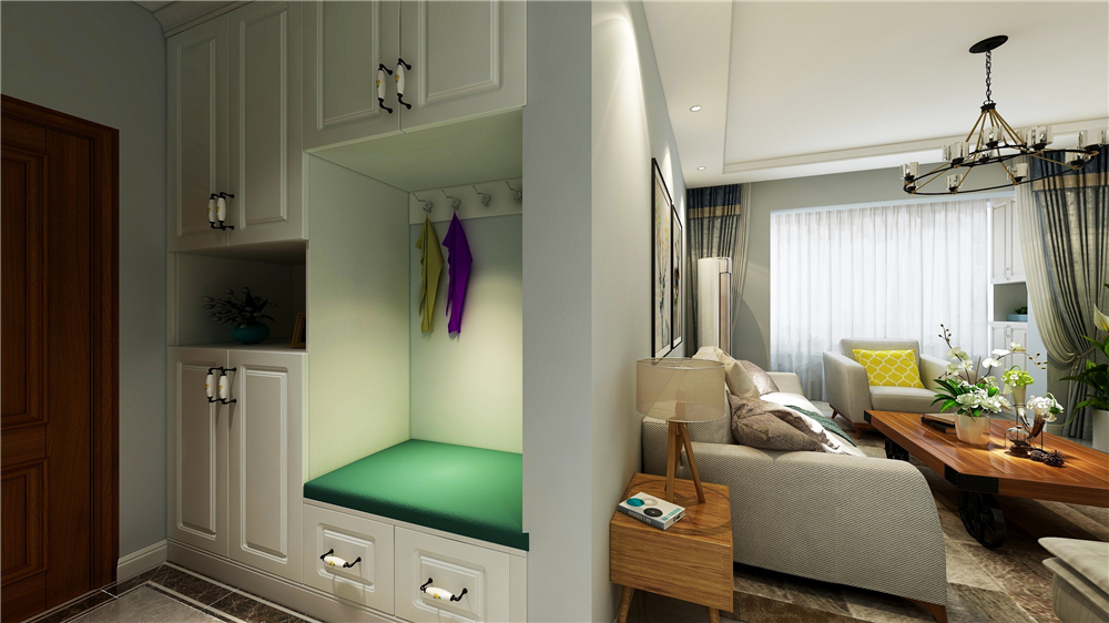 家里沒有玄關(guān)怎么設(shè)計鞋柜?(圖1) 家里沒有玄關(guān)怎么設(shè)計鞋柜?(圖1)