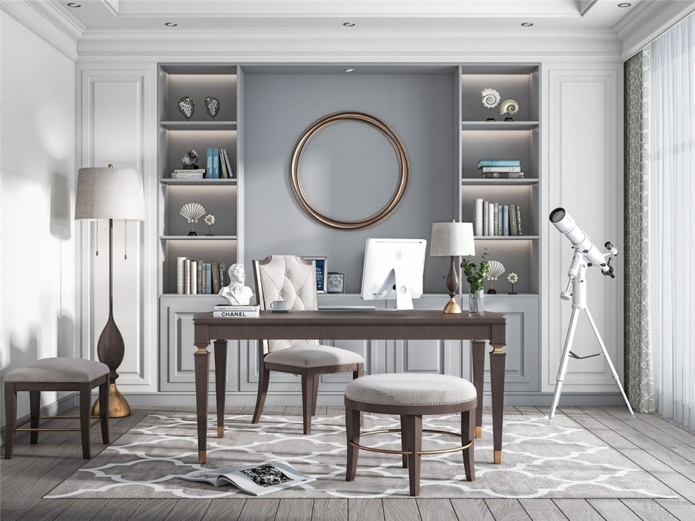 書房家具怎么擺放?書房風水禁忌(圖1) 書房家具怎么擺放?書房風水禁忌(圖1)