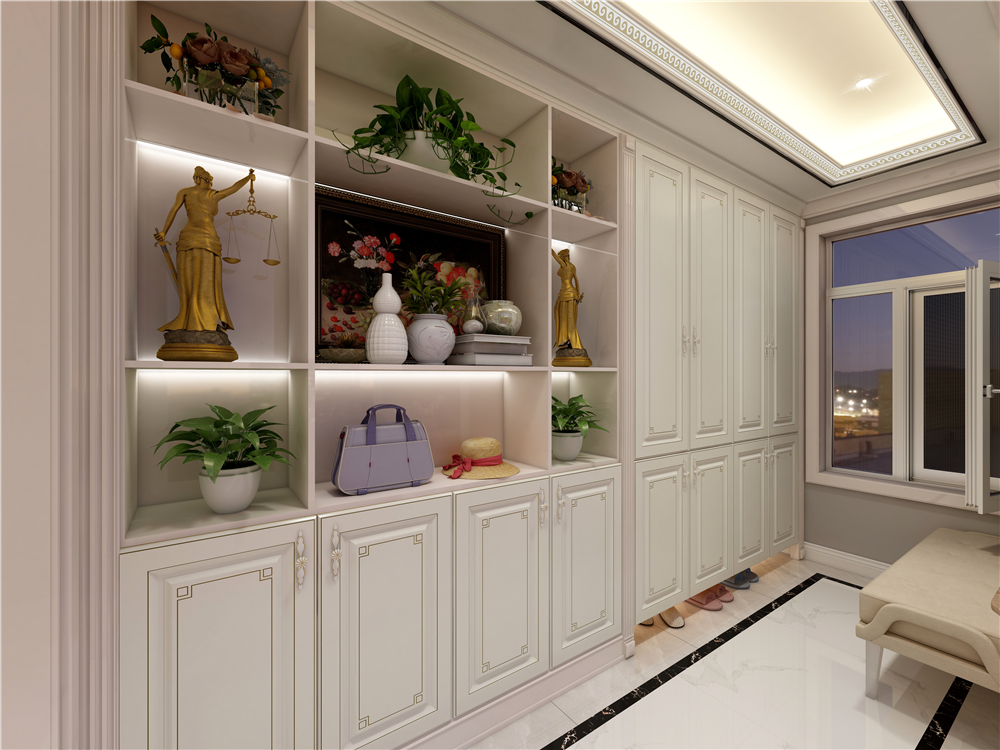 全屋定制玄關柜有哪些款式組合?(圖2) 全屋定制玄關柜有哪些款式組合?(圖2)