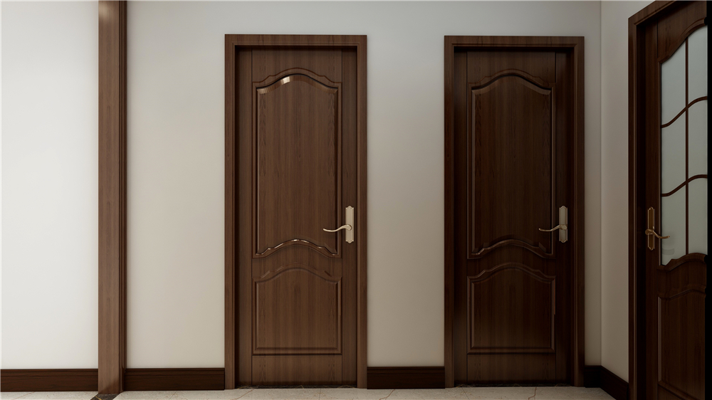 原木門廠家多不多，哪個(gè)工廠好？(圖1)