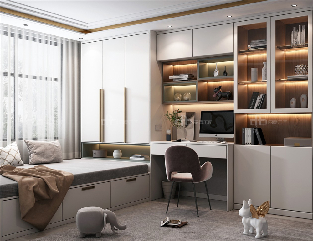 設計全屋定制書房的時候要注意什么？(圖2)
