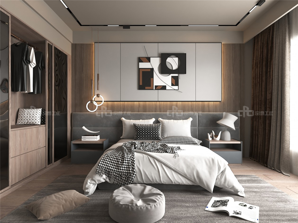 全屋定制如何設計整體臥室裝修?(圖1) 全屋定制如何設計整體臥室裝修?(圖1)