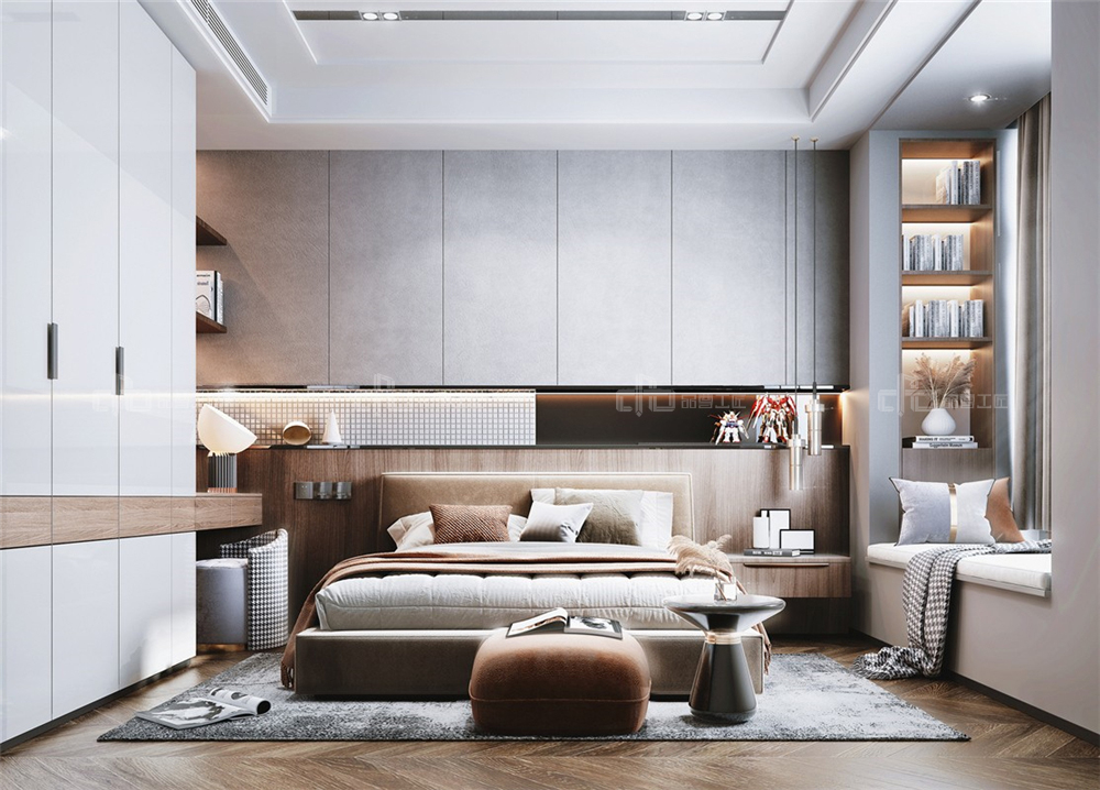 全屋定制如何設計整體臥室裝修?(圖3) 全屋定制如何設計整體臥室裝修?(圖3)