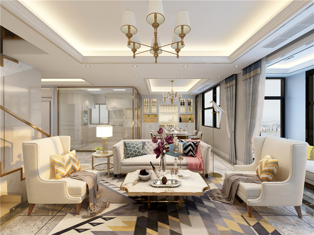 全屋定制怎么設計客餐廳的隔斷?(圖2) 全屋定制怎么設計客餐廳的隔斷?(圖2)