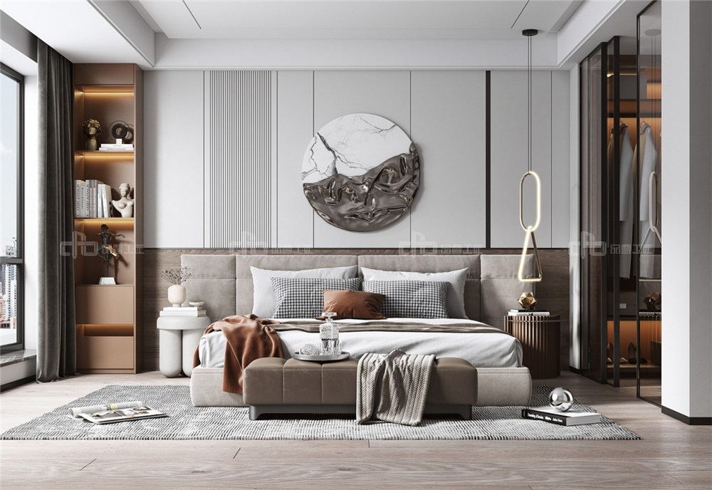 臥室床頭都可以怎么設(shè)計(jì)?(圖2) 臥室床頭都可以怎么設(shè)計(jì)?(圖2)