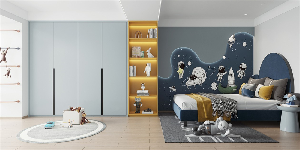 全屋設計兒童房定制要注意什么？(圖1)