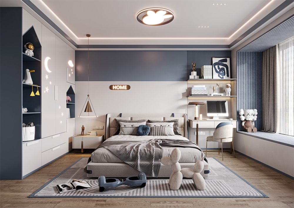 全屋設計兒童房定制要注意什么？(圖2)