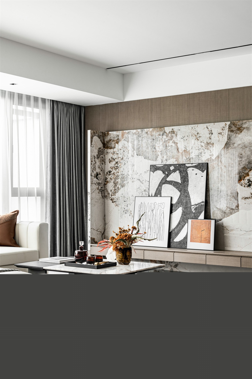 146㎡現(xiàn)代輕奢風格，整木定制圖片(圖6)