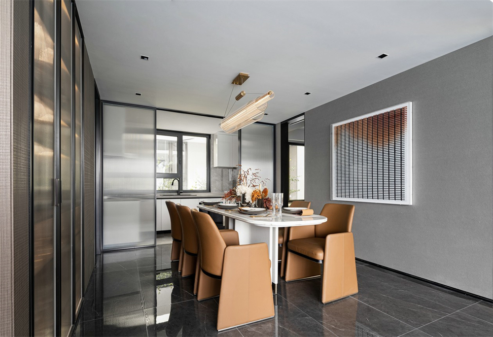 146㎡現(xiàn)代輕奢風格，整木定制圖片(圖8)