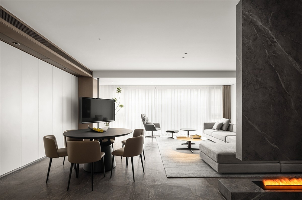 220㎡大平層整木定制,現代簡約裝修設計(圖6) 6.jpg