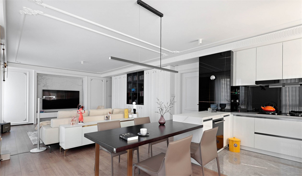 143㎡簡約法式,高級而浪漫的美居(圖8) 8.jpg