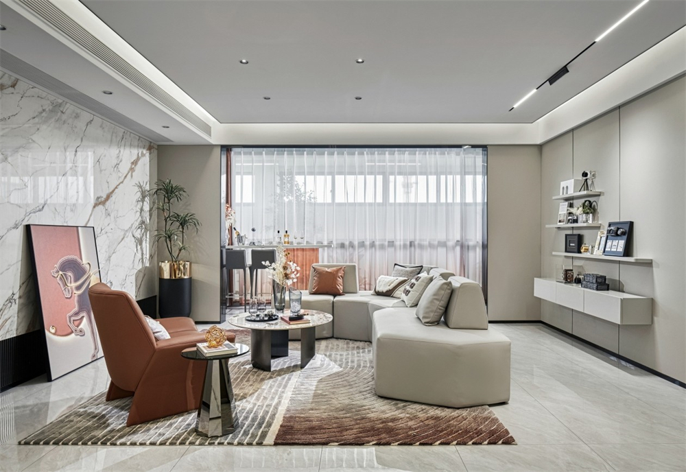 120㎡整木定制輕奢風,現代三居室設計案例(圖2) 2.jpg