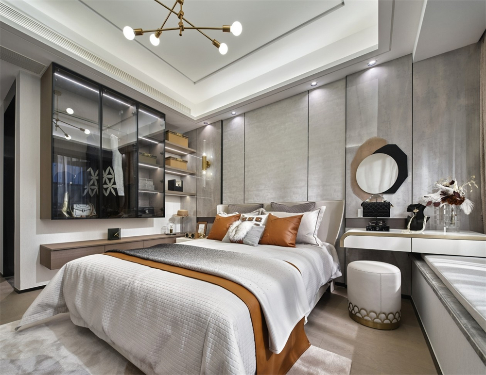 120㎡整木定制輕奢風,現代三居室設計案例(圖13) 13.jpg