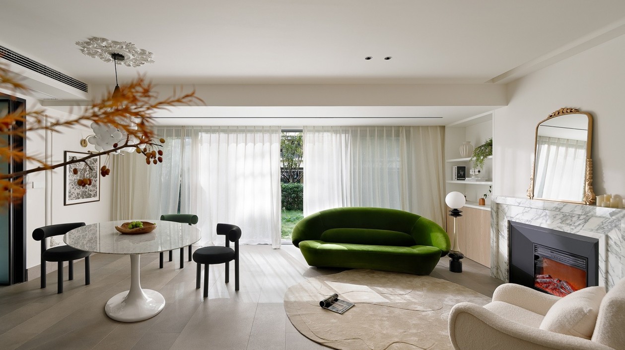 136㎡整木定制設計,浪漫法式風格案例(圖1) 1.jpg