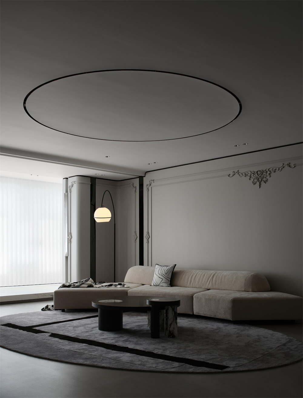 240㎡整木定制大平層,優(yōu)雅法式輕奢設(shè)計(圖3) 3.jpg