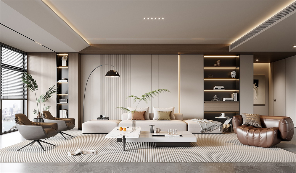 客廳怎么裝修才顯高級呢?(圖2) 2.jpg