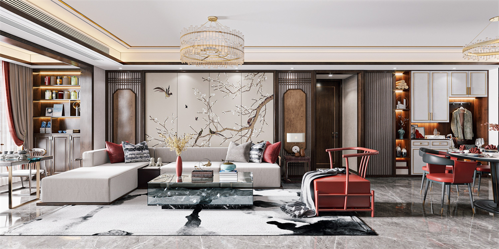 客廳背景墻木飾面怎么設計?(圖3) 3.jpg