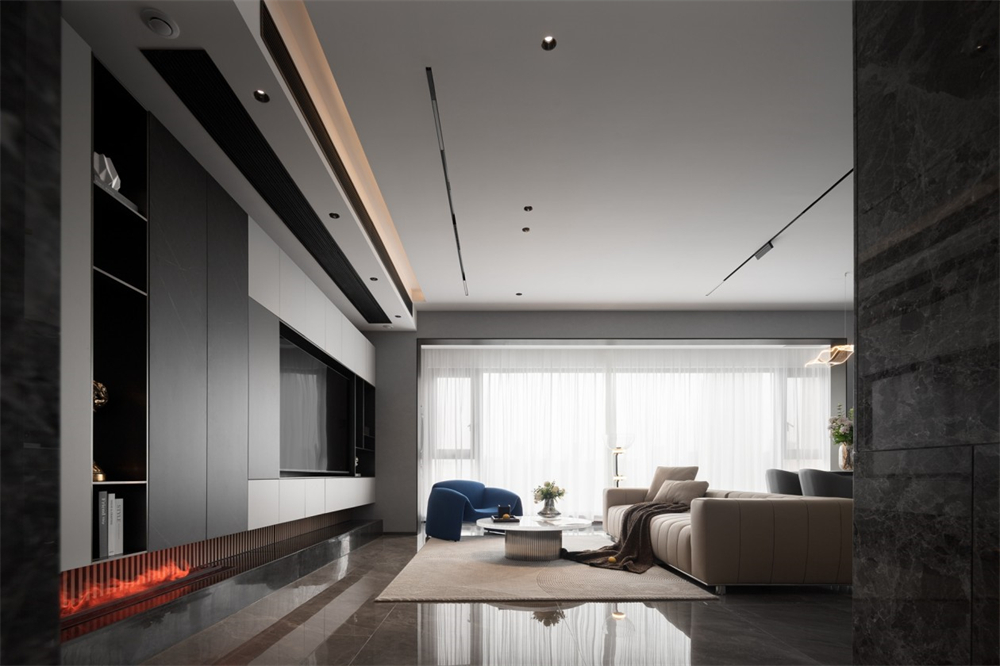 128㎡意式極簡,精致優雅的視覺盛宴(圖6) 6.jpg