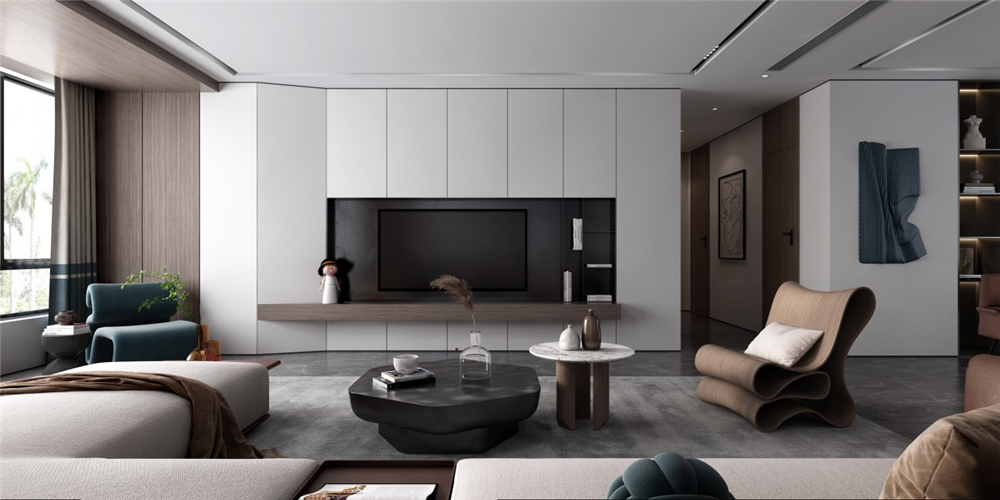 客廳電視機高度在多少左右？(圖2)