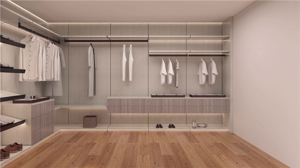 衣柜柜門都選擇什么材質的?(圖1) 品尊工匠