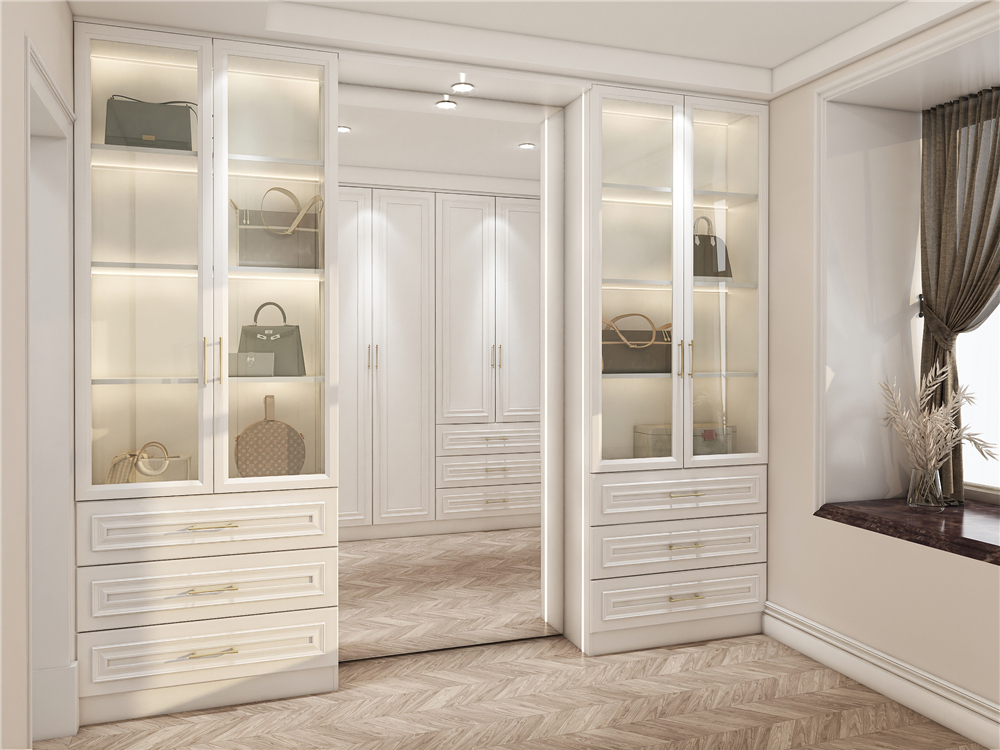 衣柜柜門都選擇什么材質的?(圖2) 品尊工匠