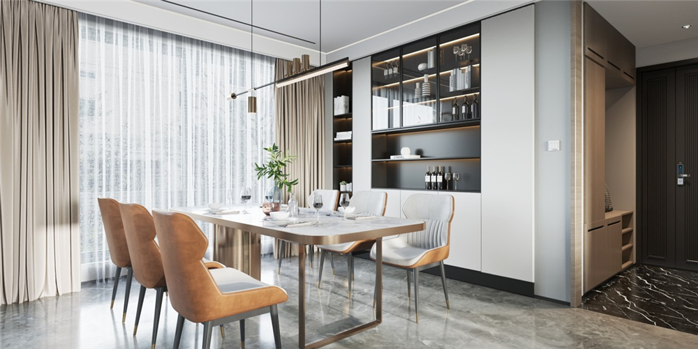 現代輕奢風格有什么設計特點？(圖1)