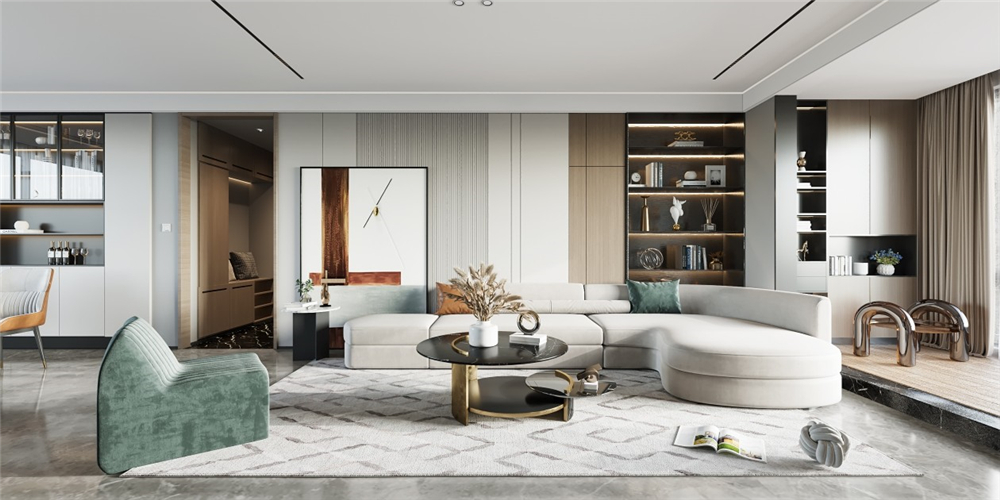 現代輕奢風格有什么設計特點？(圖2)